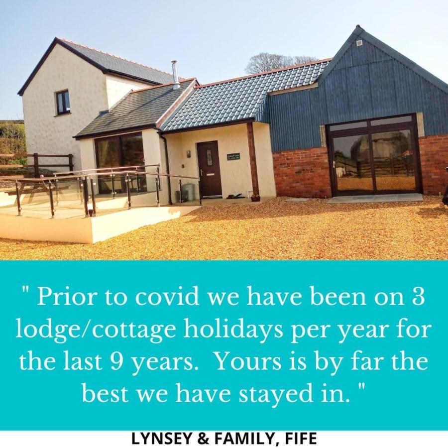 Luxury Cottage With Private Indoor Hot Tub+Woodlands Llanfyrnach Kültér fotó