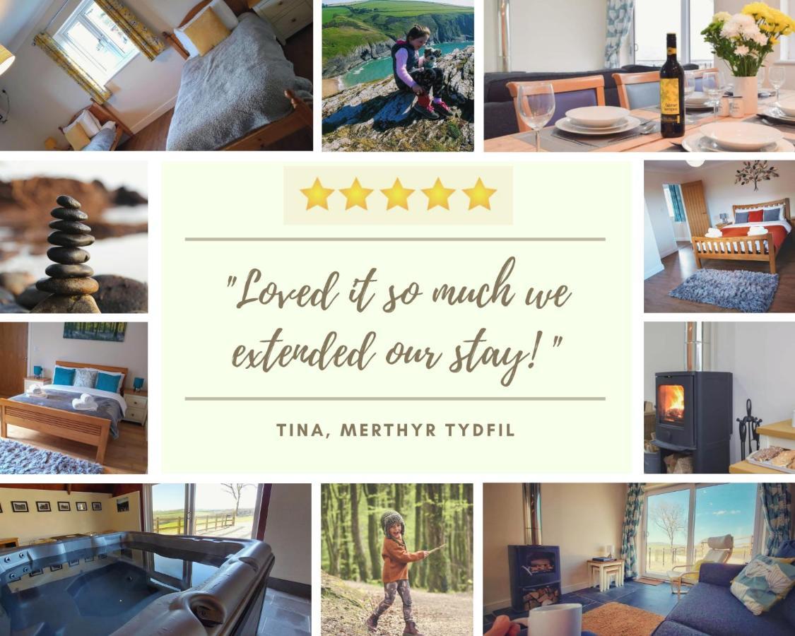 Luxury Cottage With Private Indoor Hot Tub+Woodlands Llanfyrnach Kültér fotó